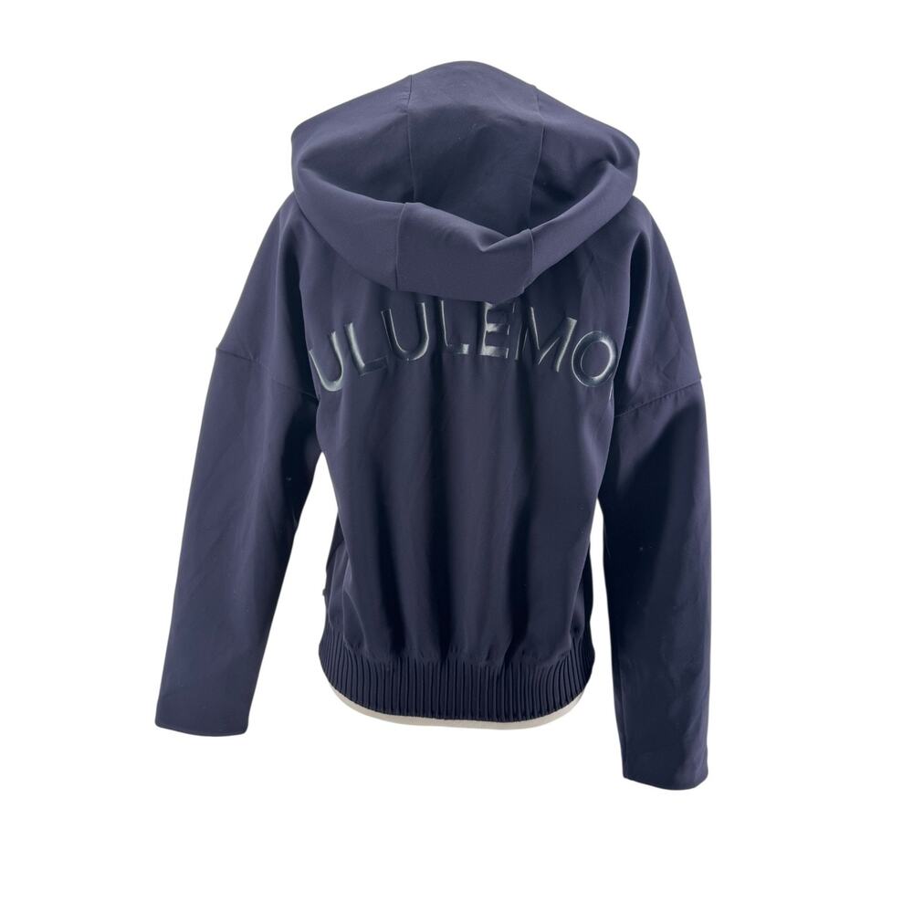 Lululemon Women's Midnight Navy Hooded Shaped Expression Jacket‎ Size 4